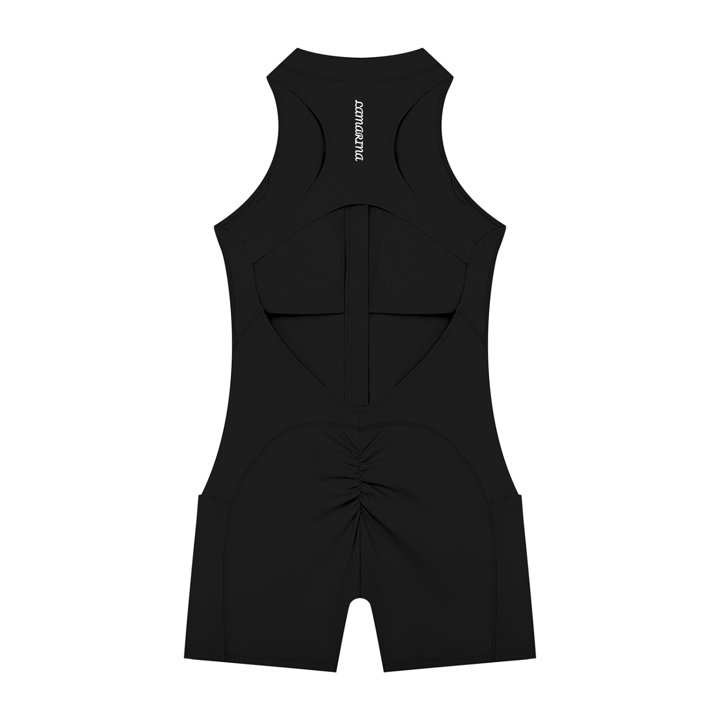 Lamarina Women’s Quarter-Zip Yoga Romper