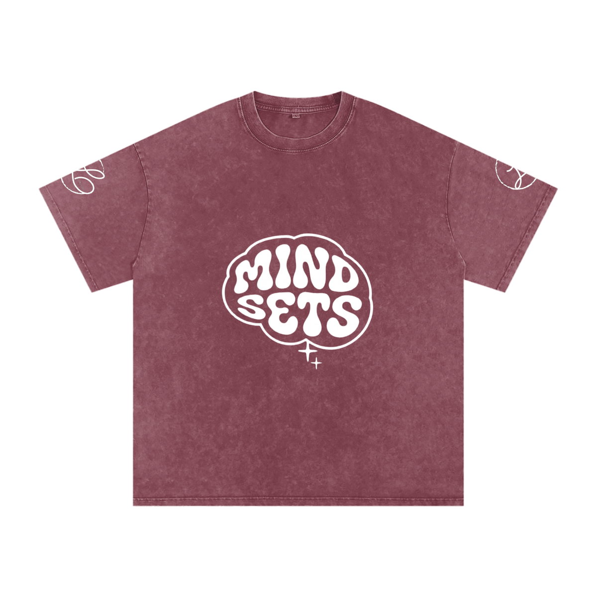 Lamarina Snow Washed Oversized Cotton T-Shirt