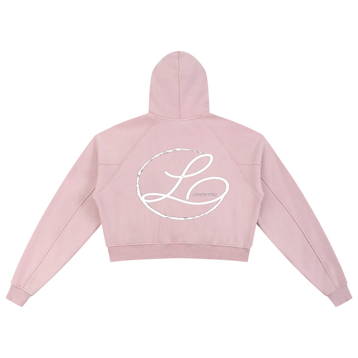 Lamarina Women’s Snow Washed Cropped Hoodie