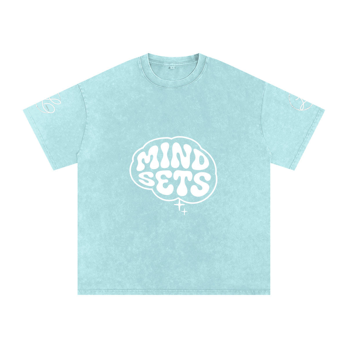 Lamarina Snow Washed Oversized Cotton T-Shirt