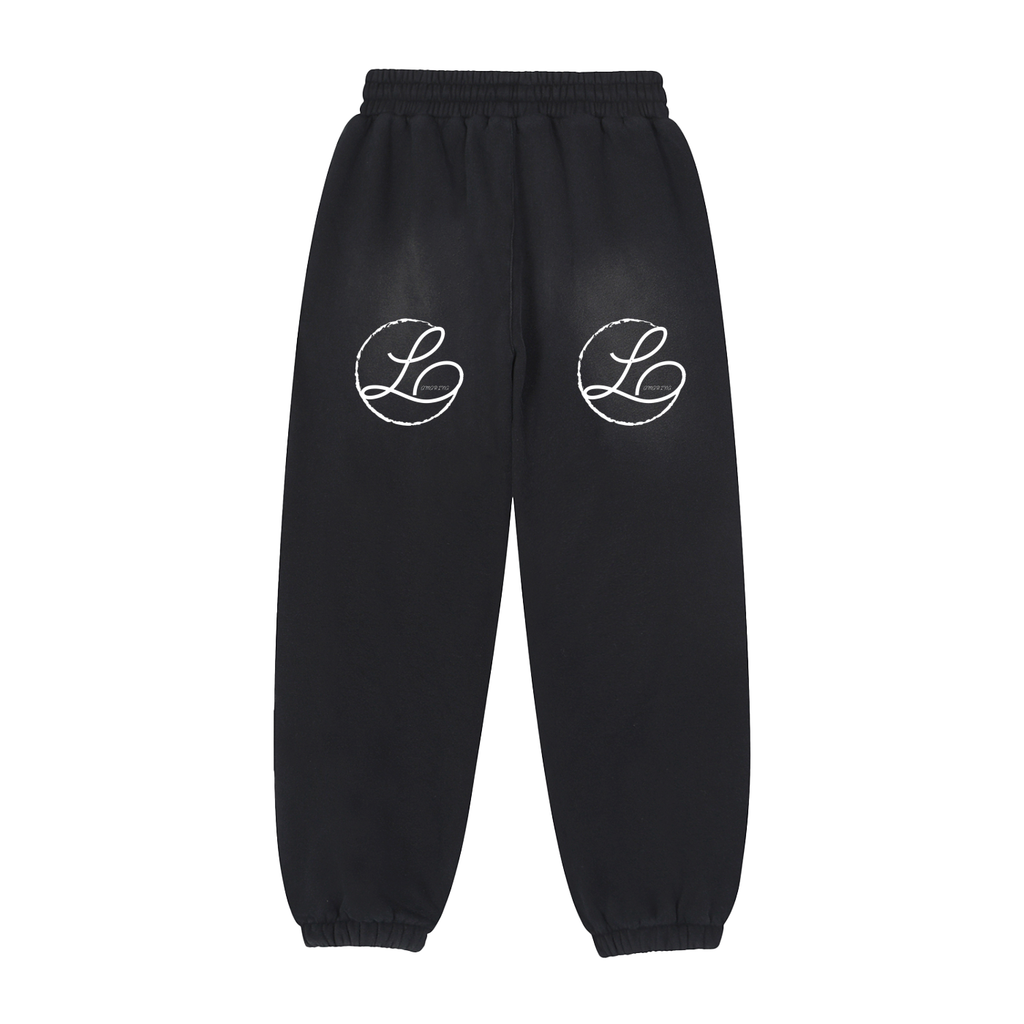 Lamarina Vintage Washed Fleece Jogger Sweatpants