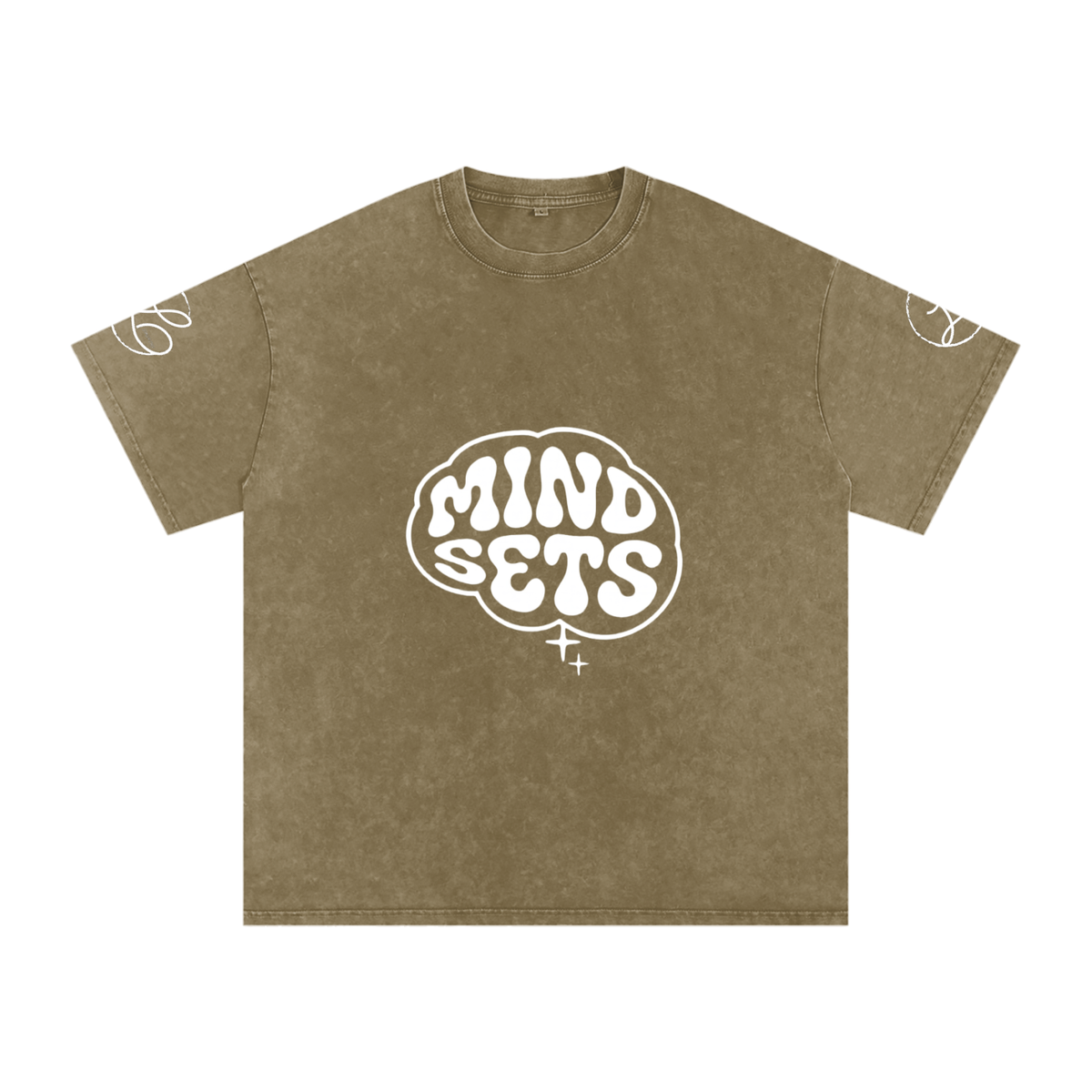 Lamarina Snow Washed Oversized Cotton T-Shirt