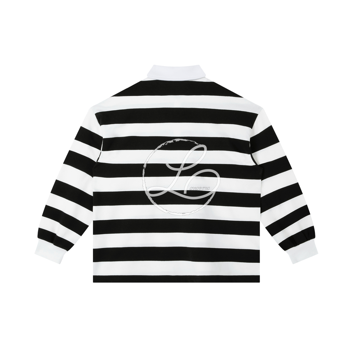 Lamarina Color Block Stripe Polo Shirt