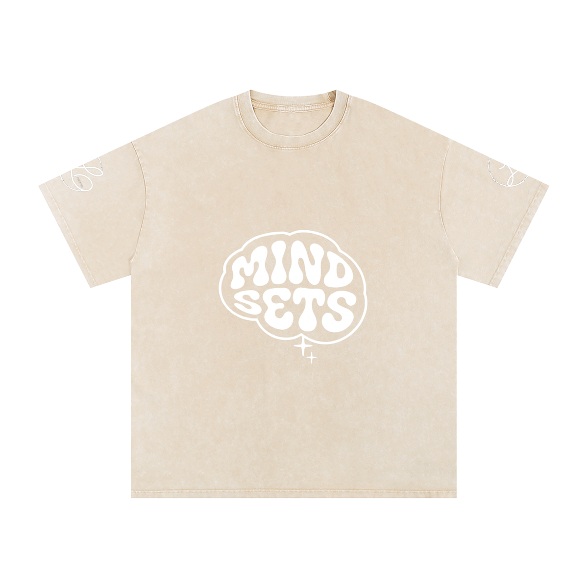 Lamarina Snow Washed Oversized Cotton T-Shirt