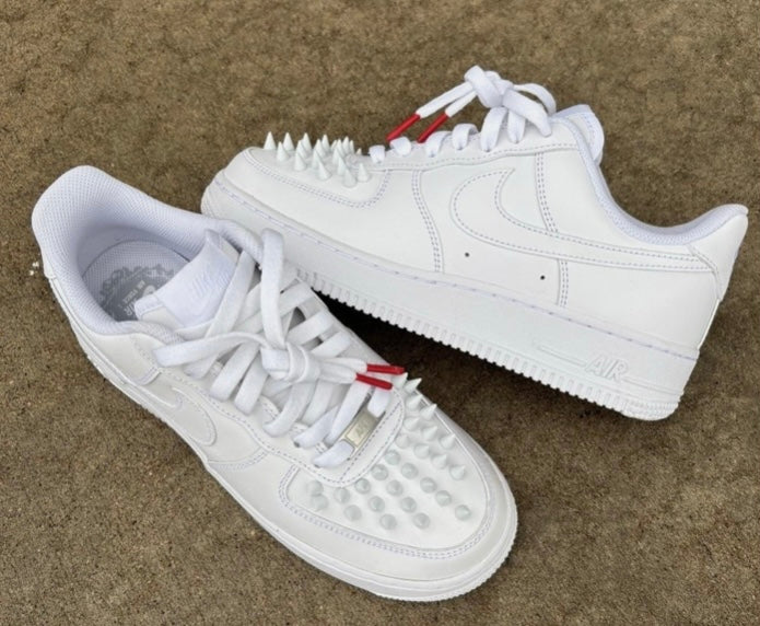 Custom “Red Bottom” Nike Air Force 1