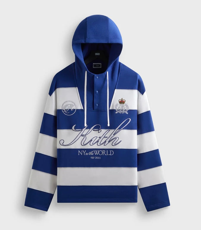 Kith Compact Fleece Striped hoodie