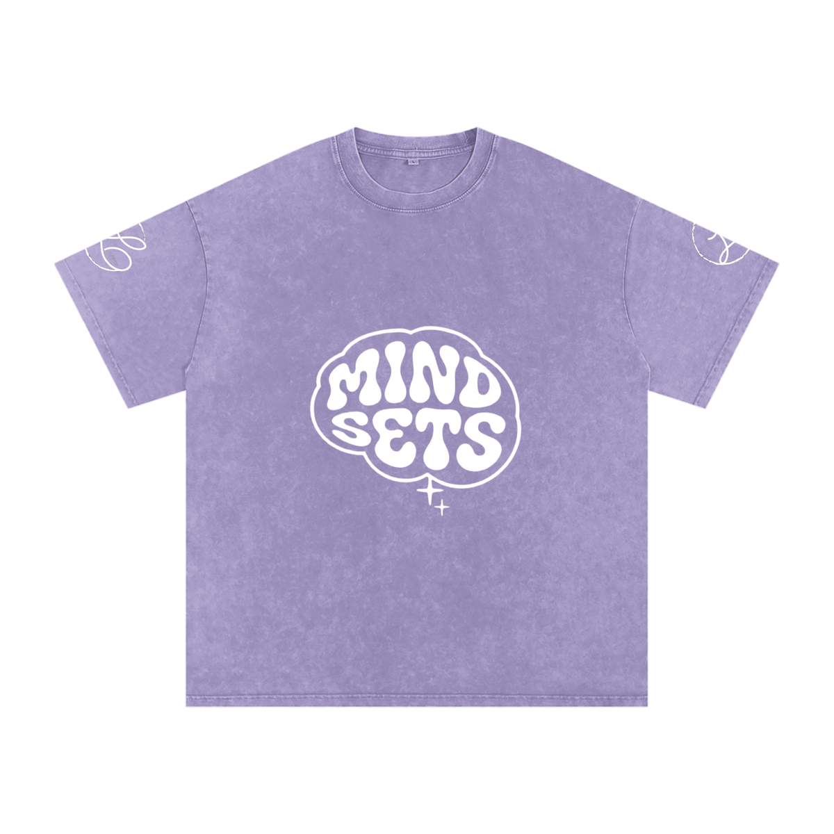 Lamarina Snow Washed Oversized Cotton T-Shirt