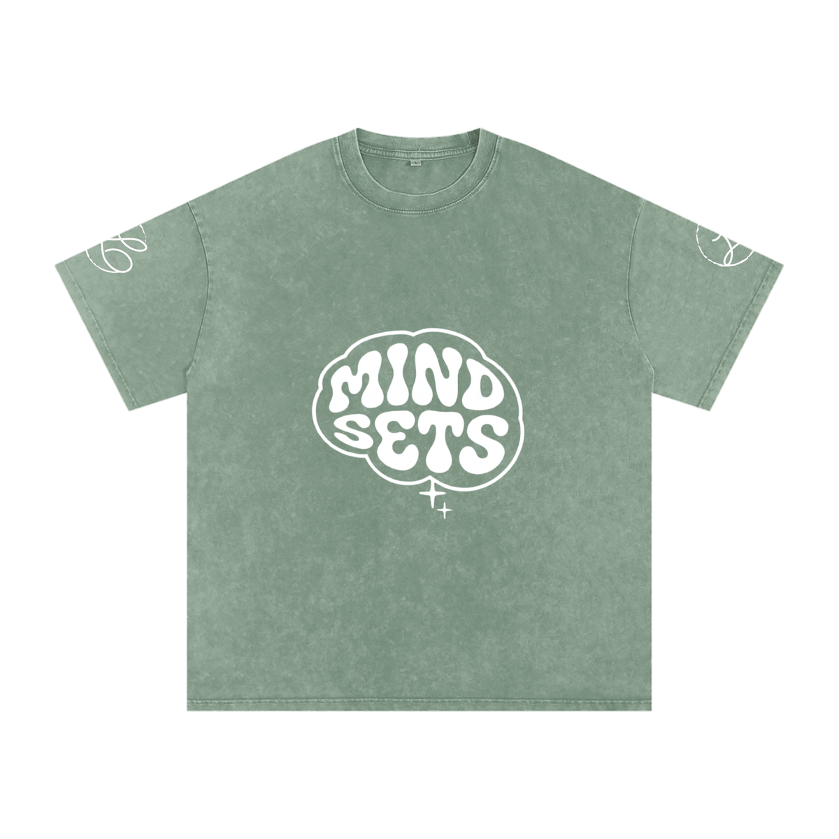 Lamarina Snow Washed Oversized Cotton T-Shirt