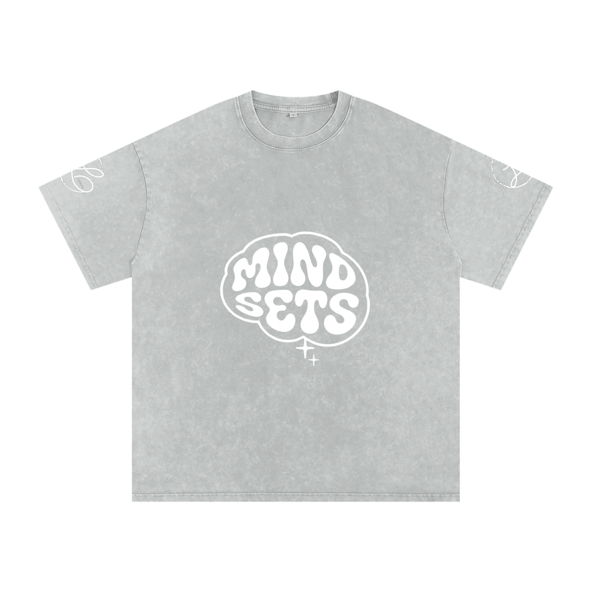 Lamarina Snow Washed Oversized Cotton T-Shirt