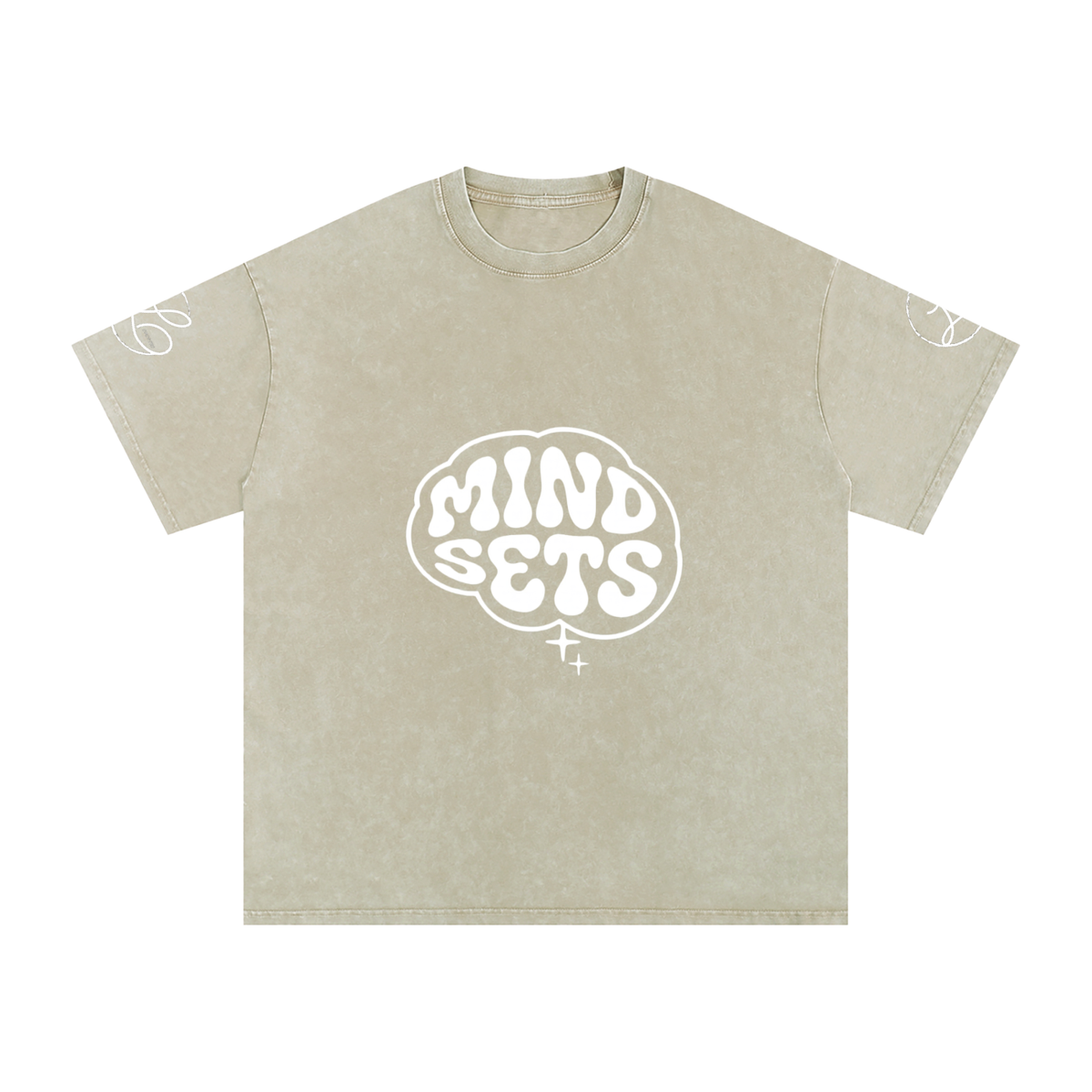 Lamarina Snow Washed Oversized Cotton T-Shirt